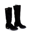 BOTA TEXANA GAÚCHA BICO REDONDO PRETO REFLONADO TBG 2210