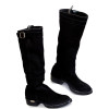 BOTA TEXANA GAÚCHA BICO REDONDO PRETO REFLONADO TBG 2210