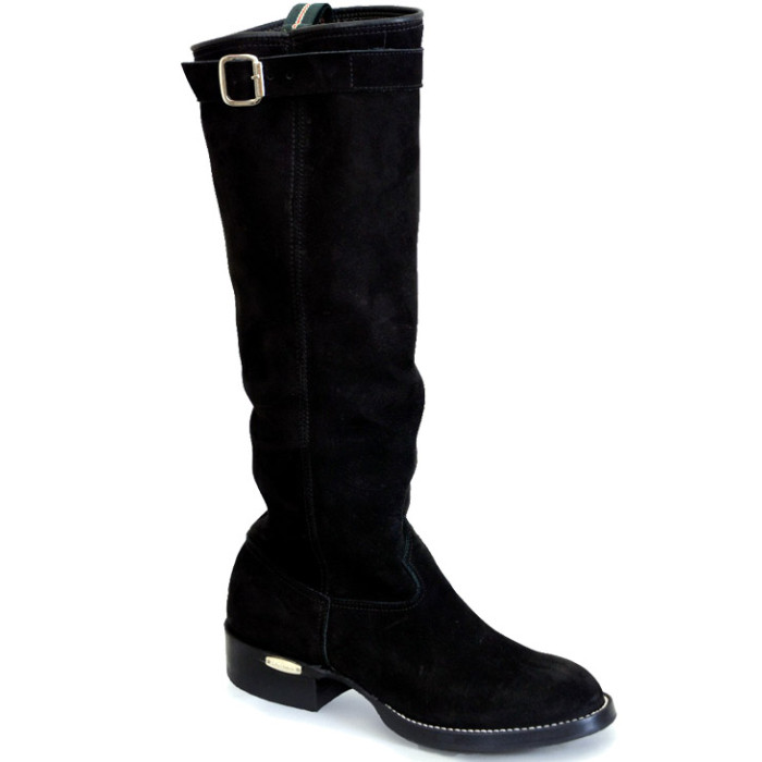 BOTA TEXANA GAÚCHA BICO REDONDO PRETO REFLONADO TBG 2210