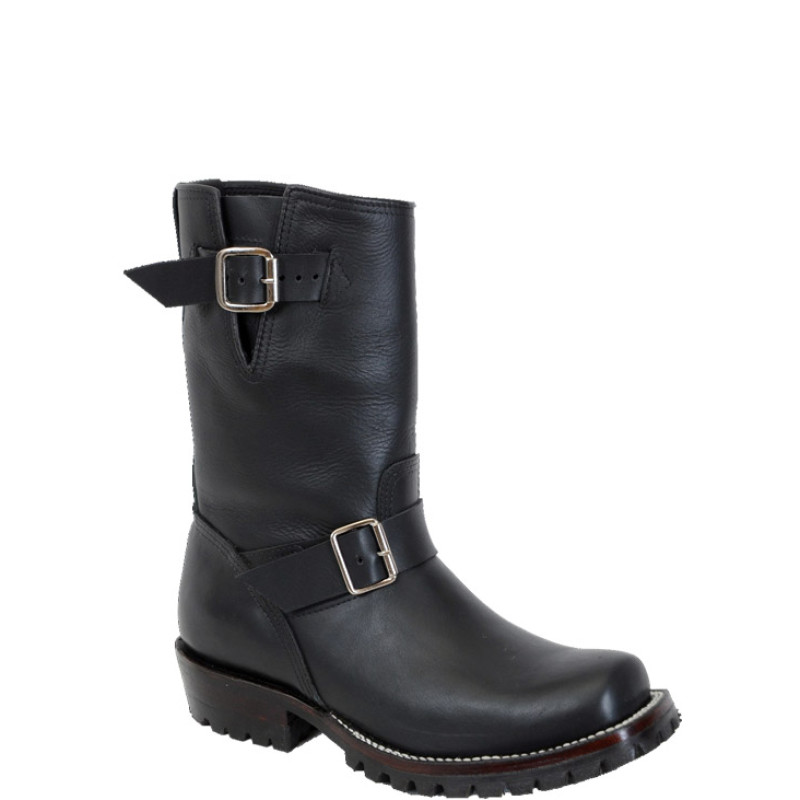 BOTA TEXANA ENGINEER BOOT PRETO BICO QUADRADO TBL 2159