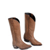 BOTA TEXANA FEMININA BICO FINO AVESTRUZ LEGÍTIMO TBF 2167