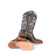 BOTA TEXANA FEMININA FÓSSIL TABACO BICO QUADRADO TBF 2149