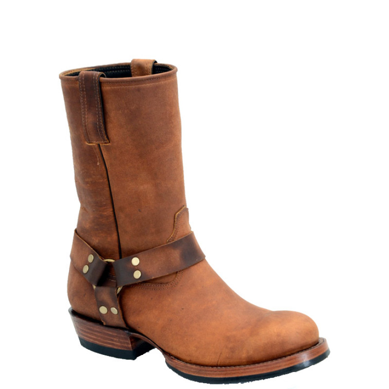 Bota Texana Harness Boot Mostarda 2195