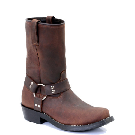 BOTA TEXANA HARNESS BOOT MUSTANG NESCAU PONTEADO