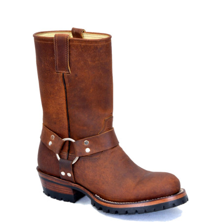 BOTA TEXANA HARNESS BOOT FOSSIL MOSTARDA TRATORADO TBL 2206