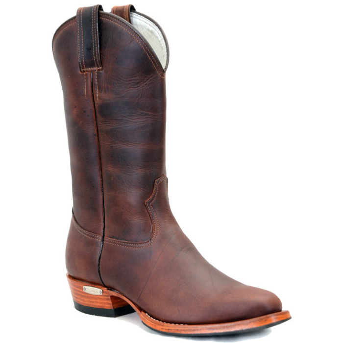 BOTA TEXANA BICO QUADRADO 2 FÓSSIL SELA