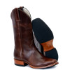 BOTA TEXANA BICO QUADRADO 3 PULL-UP BROWN GOODYEAR