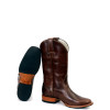 BOTA TEXANA BICO QUADRADO 3 PULL-UP BROWN GOODYEAR