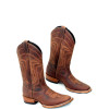 Bota Texana Bico Quadrado 3 Crazy Horse Sela Ponteado TBL 2189