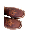 Bota Texana Bico Quadrado 3 Crazy Horse Sela Ponteado TBL 2189