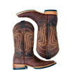 Bota Texana Bico Quadrado 3 Crazy Horse Sela Ponteado TBL 2189