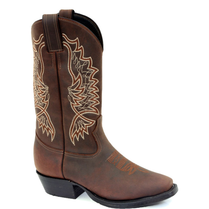 BOTA TEXANA BICO QUADRADO MUSTANG NESCAL TBL 2188