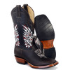 BOTA TEXANA BICO QUADRADO 5 FOSSIL CAFÉ TBL 2138