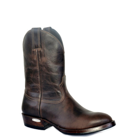 BOTA TEXANA FÓSSIL CAFÉ MEIO BICO TBL 2146