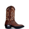 Bota Texana Bico Redondo Goodyear Pull-up Brown TBL 2184