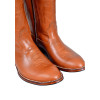 BOTA TEXANA BICO REDONDO MEIO BICO PULL-UP CANELA TBL 2165