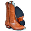 BOTA TEXANA BICO REDONDO MEIO BICO PULL-UP CANELA TBL 2165