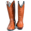 BOTA TEXANA BICO REDONDO MEIO BICO PULL-UP CANELA TBL 2165