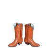 BOTA TEXANA BICO REDONDO MEIO BICO PULL-UP CANELA TBL 2165